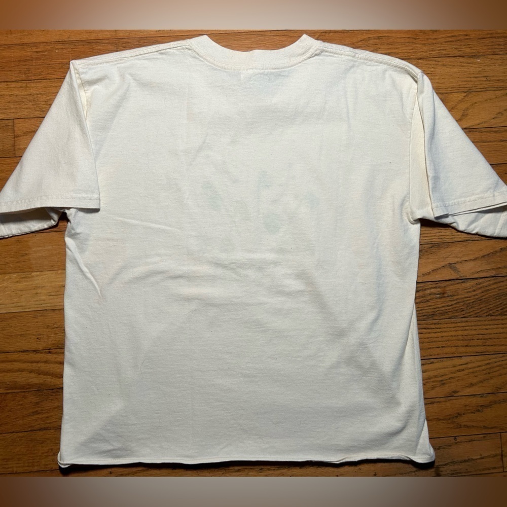 Fiddlehead Folk Art Print Hand-Cropped Tee Large - Picture 5 of 5